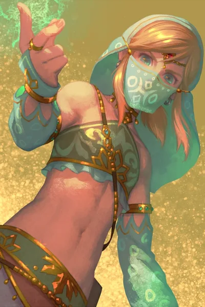 Gerudo Link scenario artwork