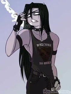 Peter Dunbar Goth Adult AU scenario artwork