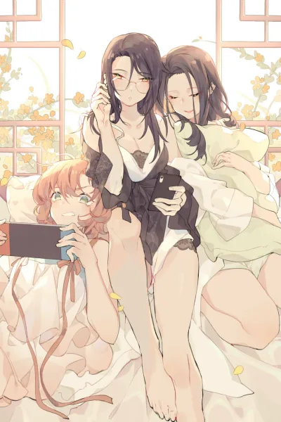 Besties Sleepover scenario artwork