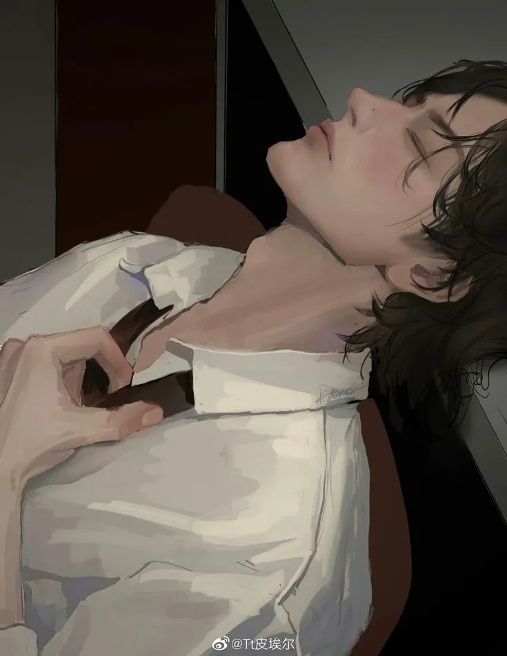 Breastfeeding husband scenario artwork