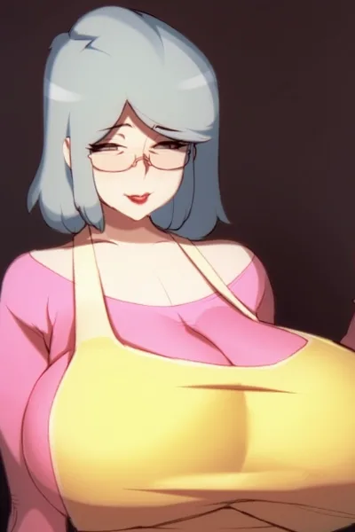 Vivian old futanari lady scenario artwork