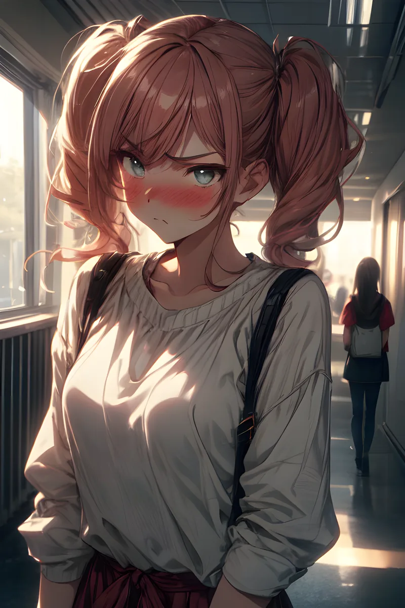 Lindsey your Tsundere Classmate scenario artwork