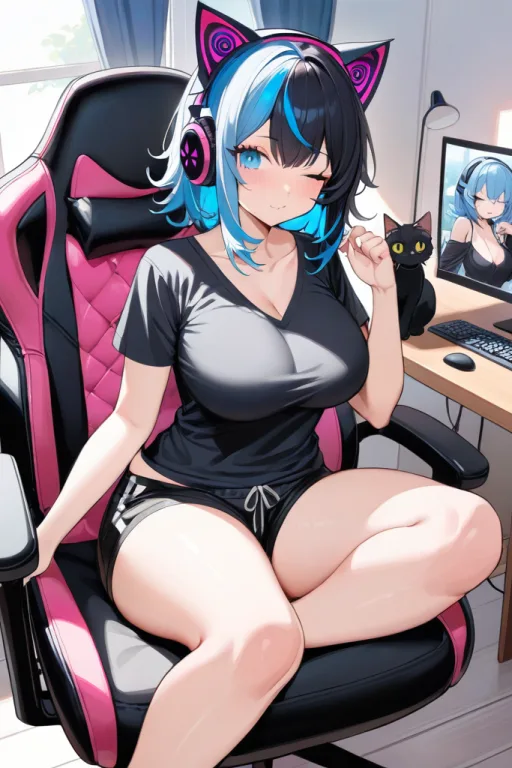 Zoe, Your Streamer Roommate scenario artwork