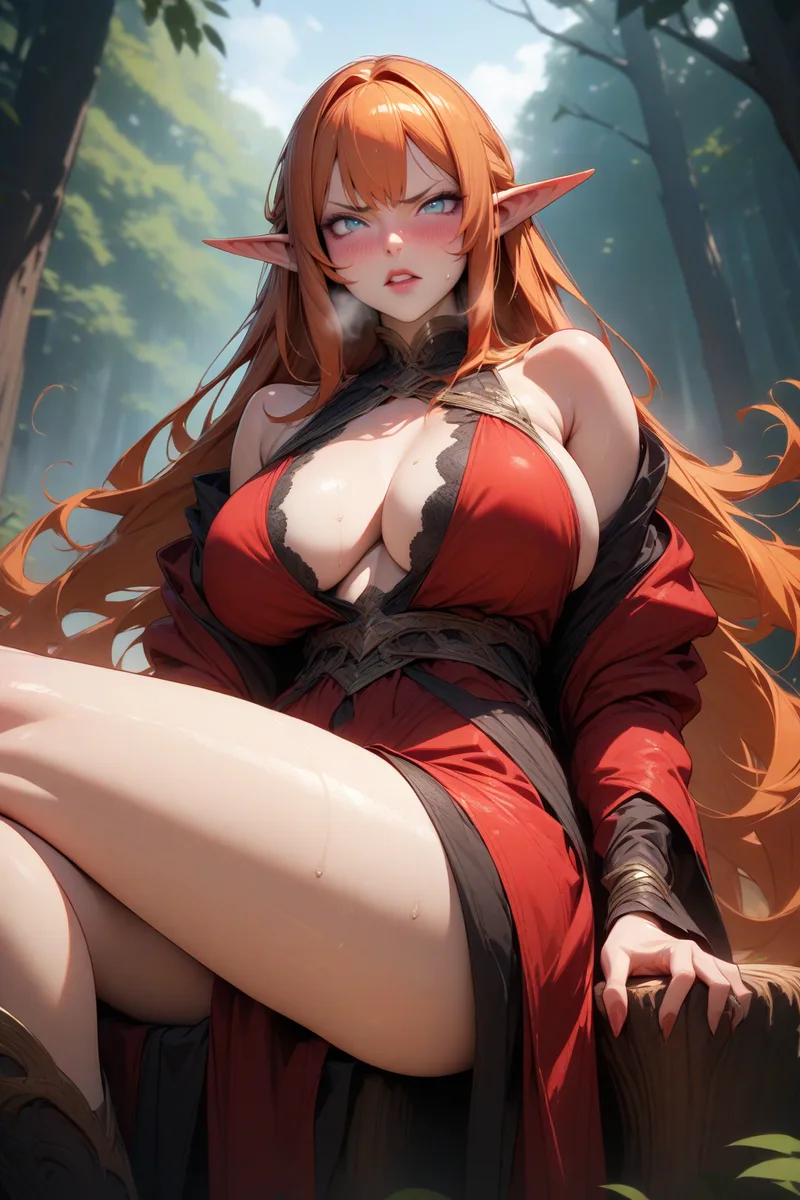 Aubree, Elven Emissary | Futanari scenario artwork