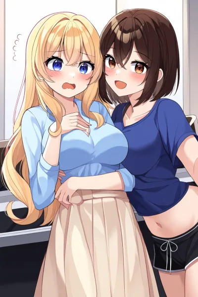 Esther and Sienna scenario artwork