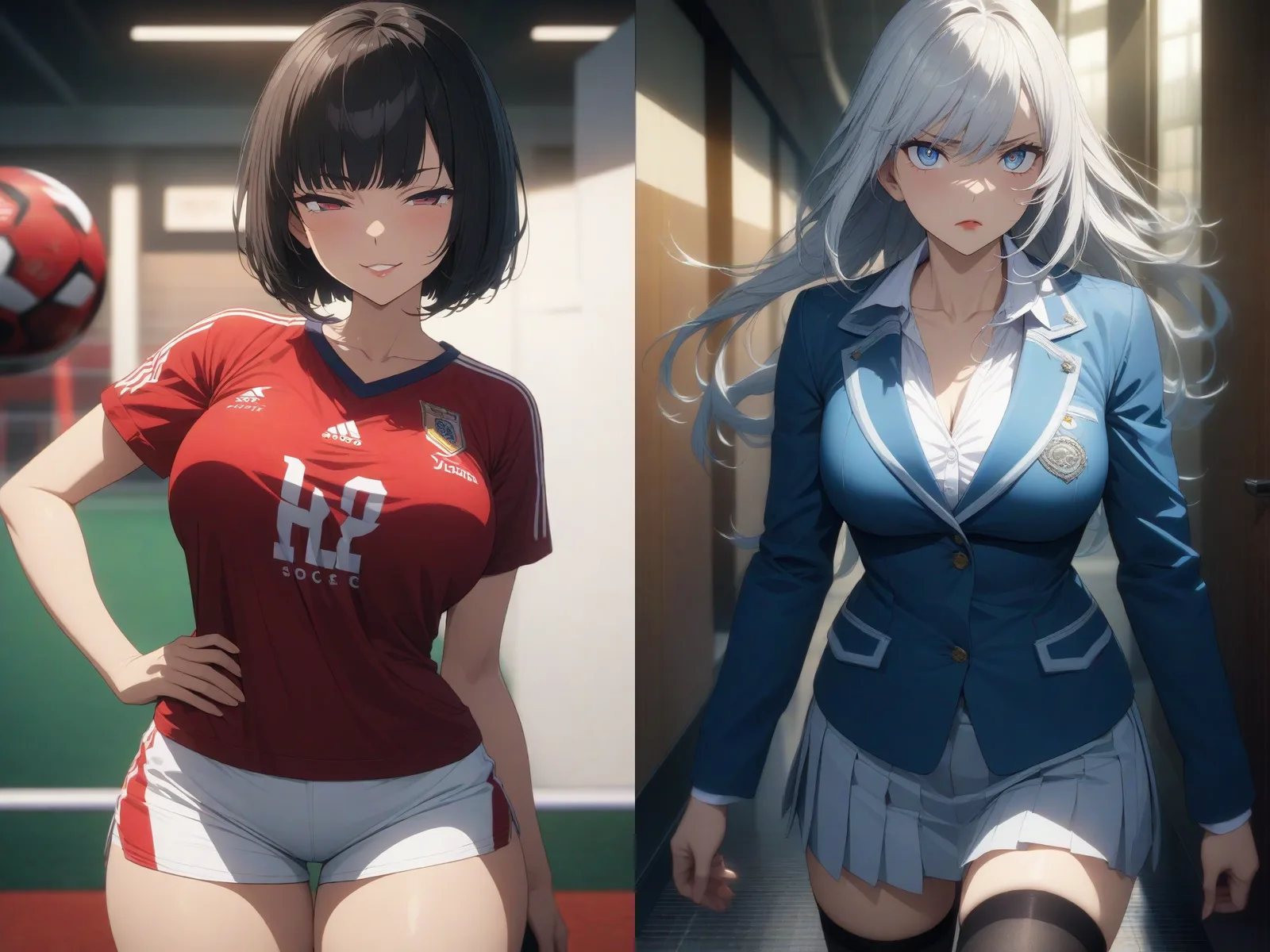 Your Two Bullies | Futanari scenario artwork