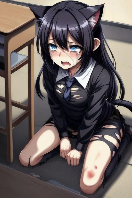 Rin - bully victim scenario artwork