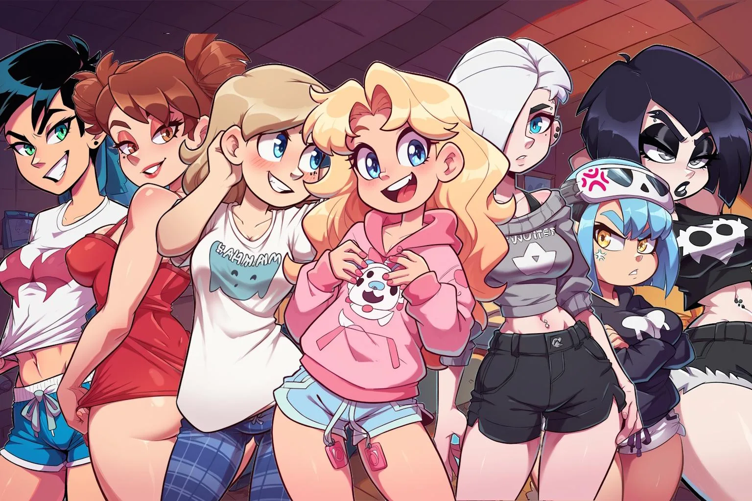 Sister's Slumber Party scenario artwork