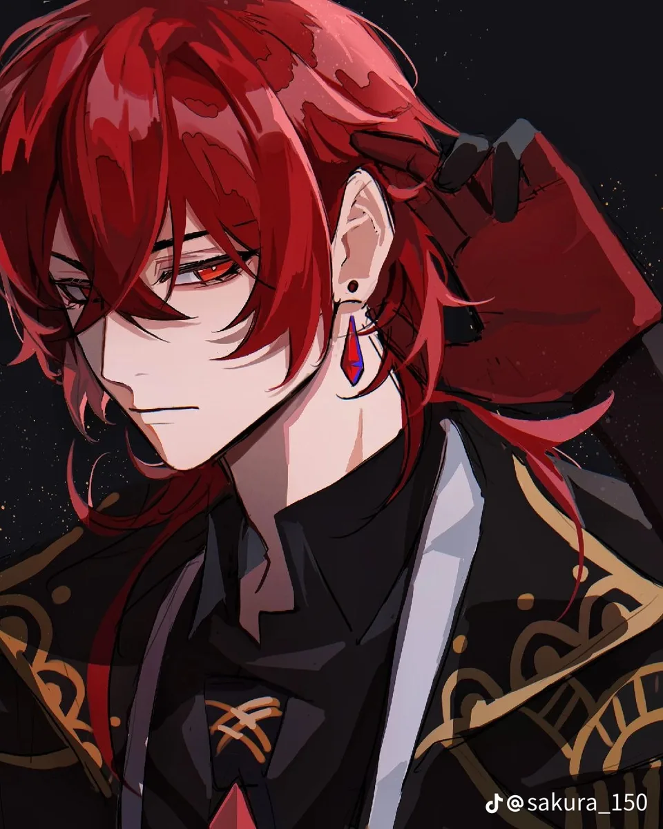 Diluc your fiance scenario artwork