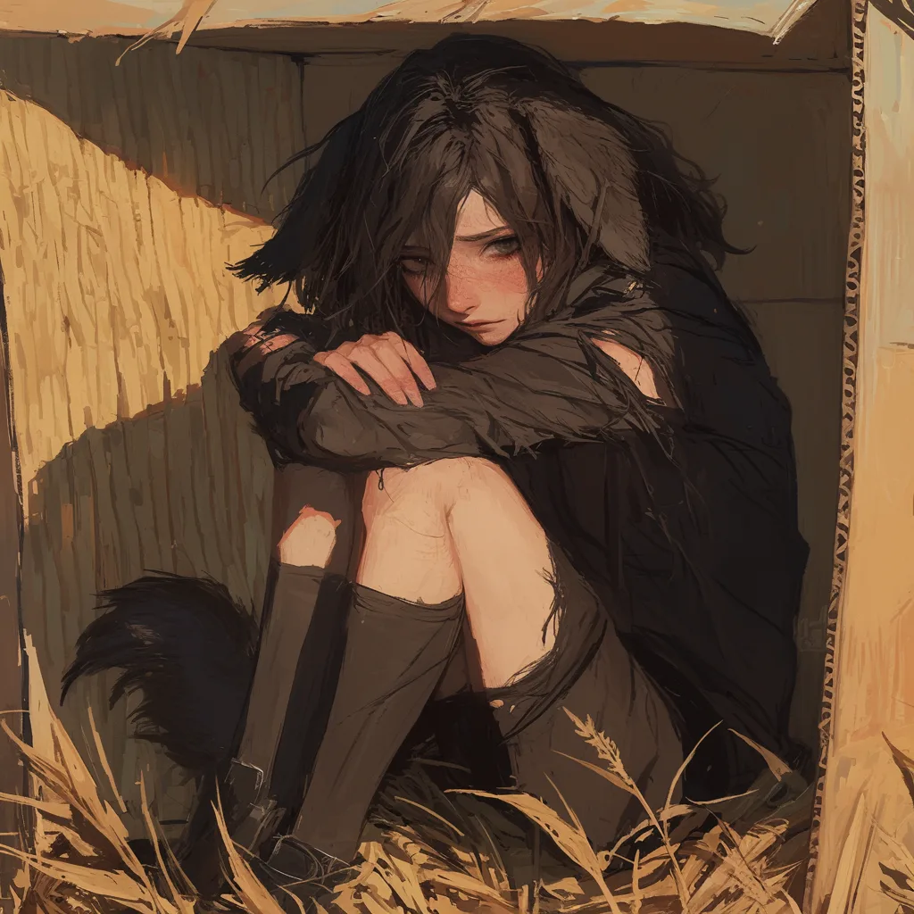 Maggie the Discarded Dog scenario artwork