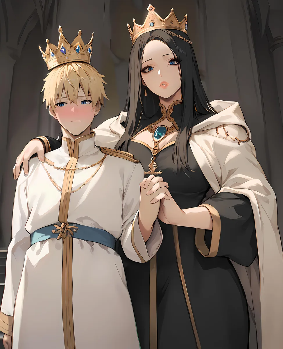Queen Rena and King Jasten scenario artwork