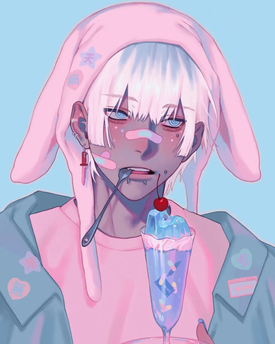꒰🌷꒱ | tsundere boyfie. scenario artwork