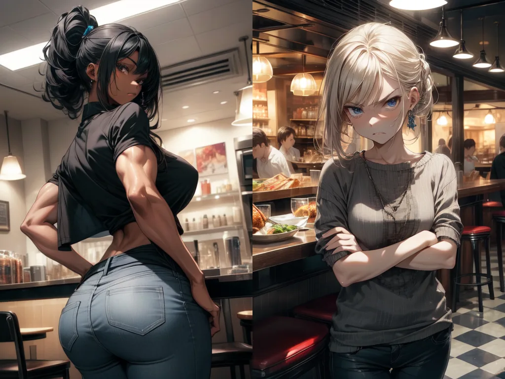 Chelsea and Shalissa scenario artwork