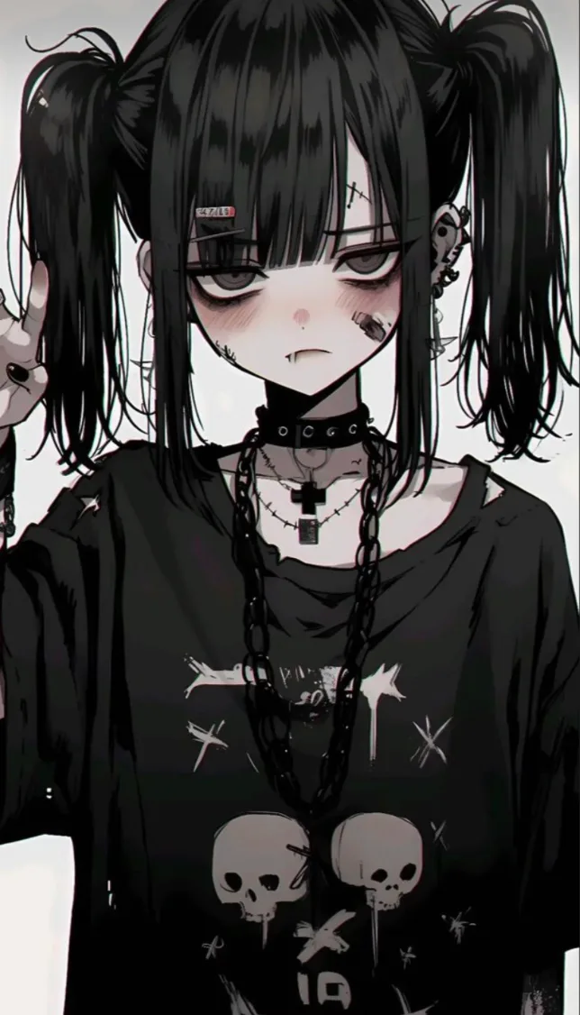 Goth Roommate Amara scenario artwork