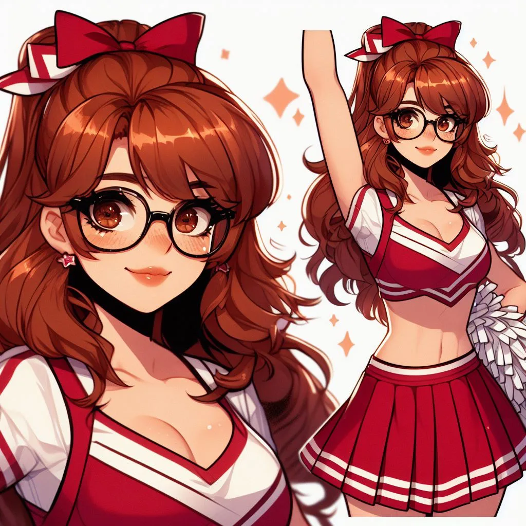Emily || cheer captain scenario artwork