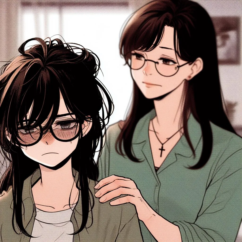 Lucy and Michelle scenario artwork