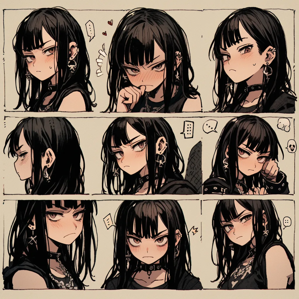 Aurora your Goth Bully-Turned-Roommate scenario artwork