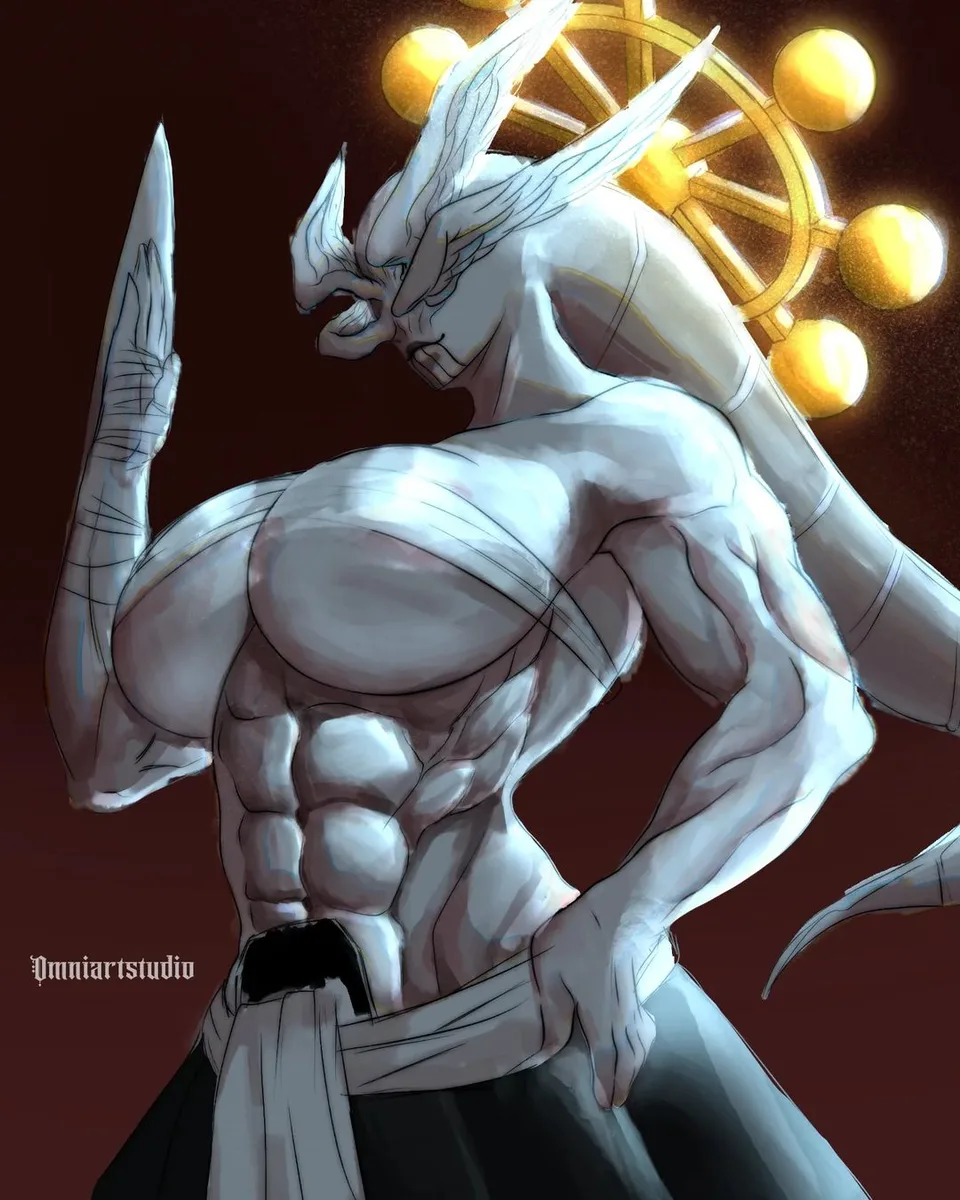 Female Mahoraga scenario artwork