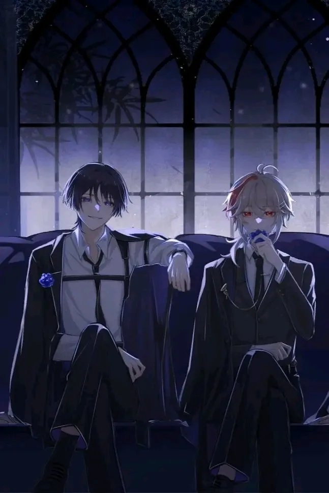 Scaramouche and Kazuha scenario artwork