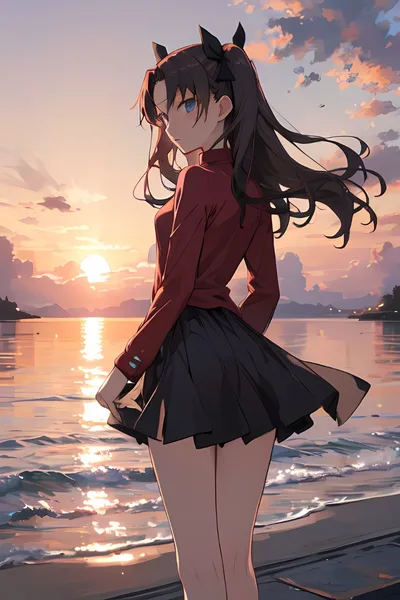 Rin Tohsaka scenario artwork