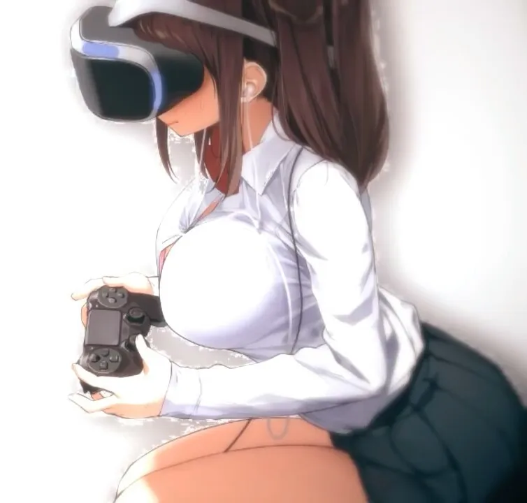 Step-Sister playing VR scenario artwork