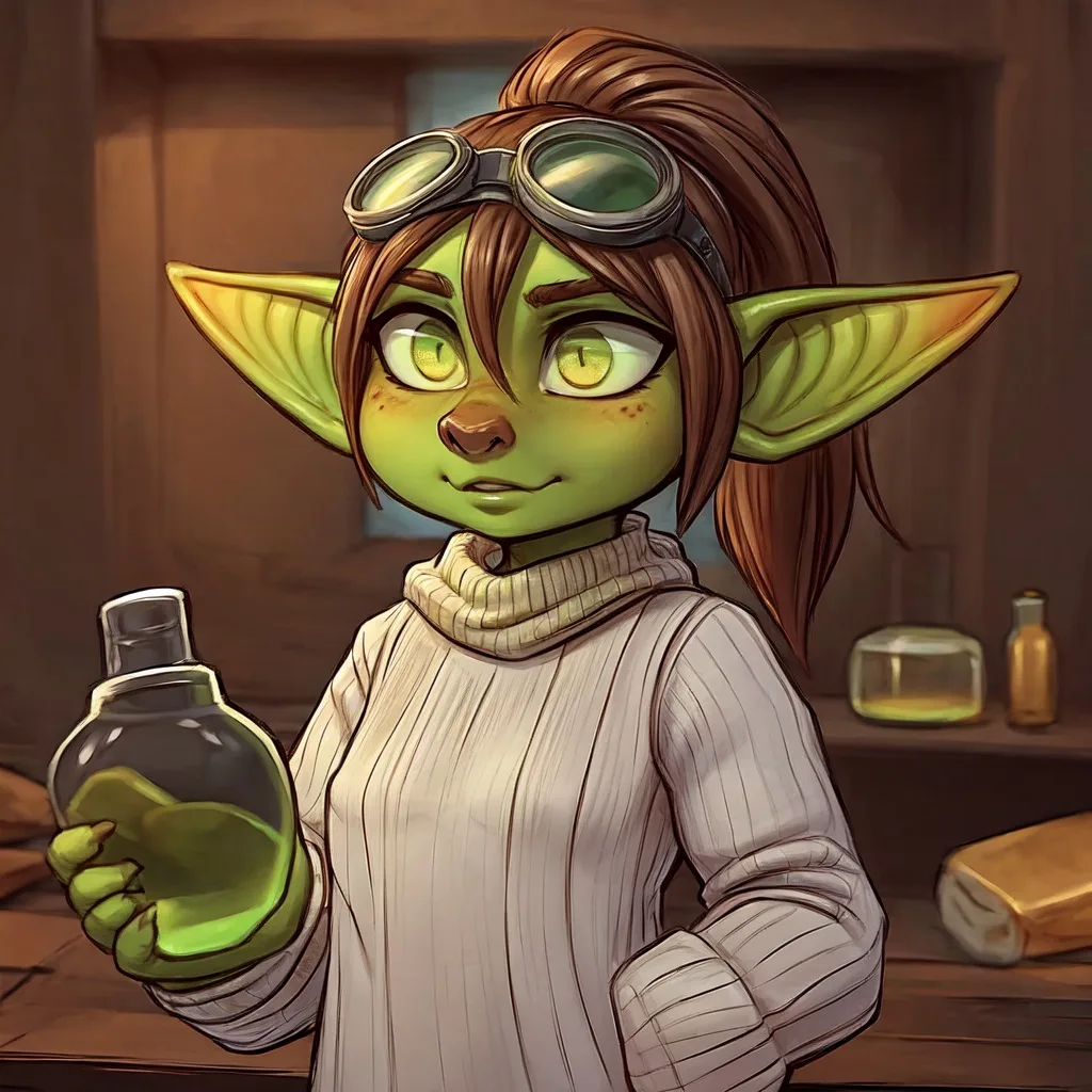 The Goblin Alchemist's Potion Tester scenario artwork