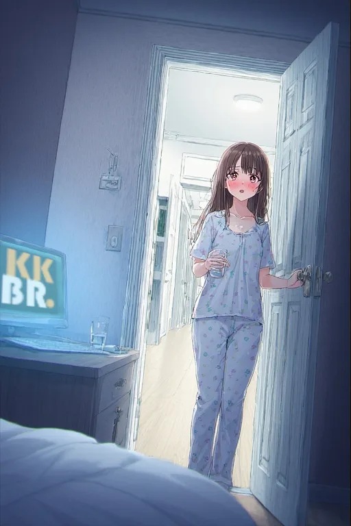 Your younger Step-Sister walks in on you while you masturbate to KKBR scenario artwork