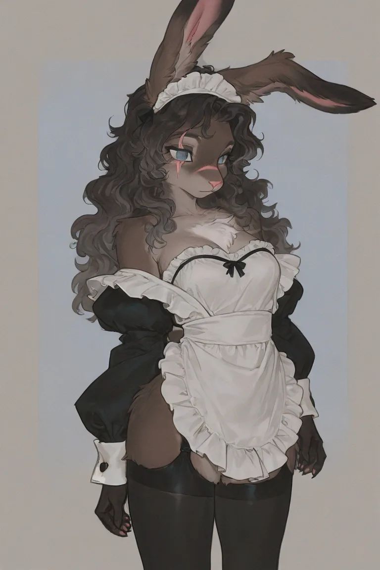 Mute bunny maid scenario artwork