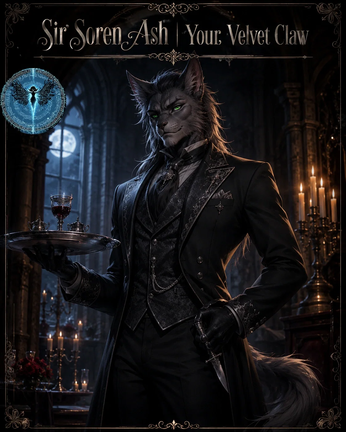 Sir Soren Ash | Your Velvet Claw scenario artwork