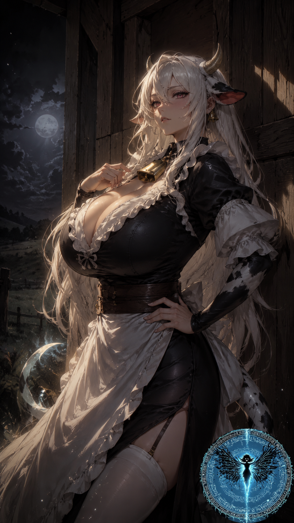 Hana Mae: Moonlight Over the Dairy Farm scenario artwork