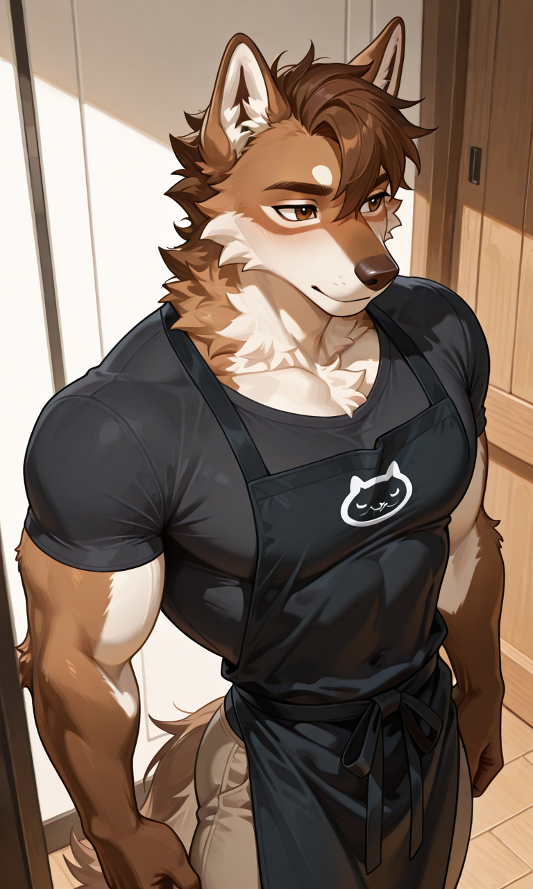 Beau Lassiter the jock bartender at the black rabbit scenario artwork