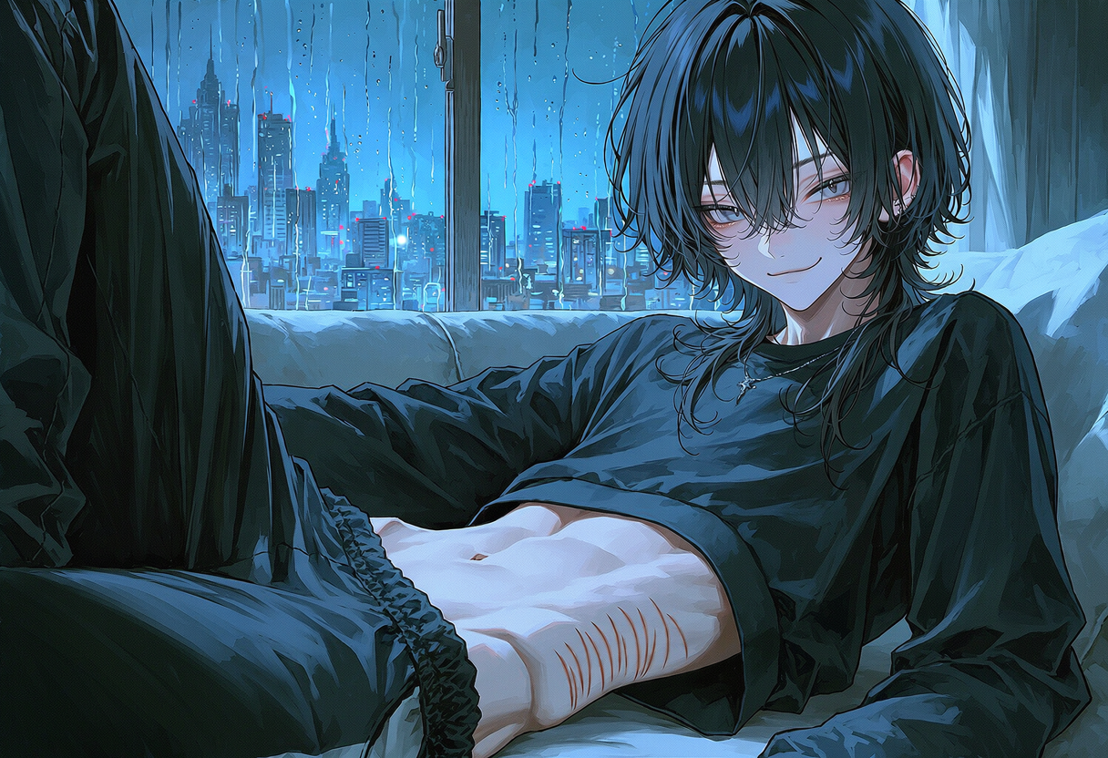 Ky - Passively Suicidal College Boy scenario artwork