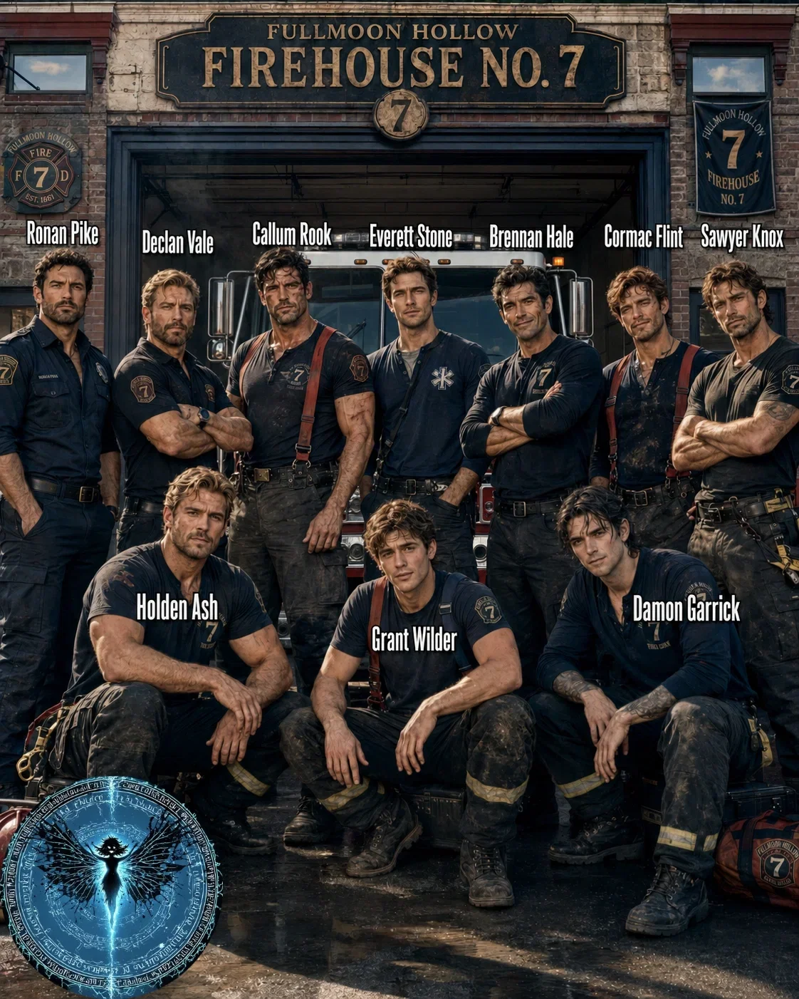 Fullmoon Hollow Firehouse No. 7 | Ashridge Pack scenario artwork