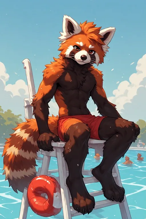 Lifeguard on duty | Remy scenario artwork