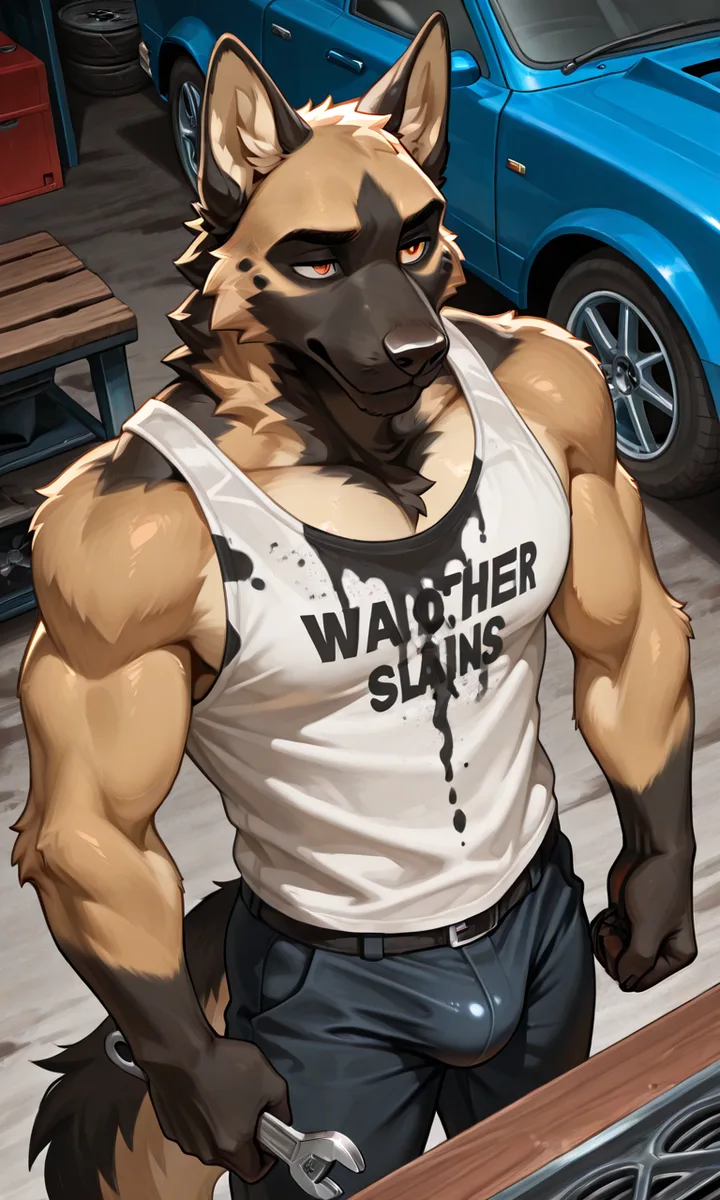 Leo Vandeventer [Washed up mechanic] scenario artwork